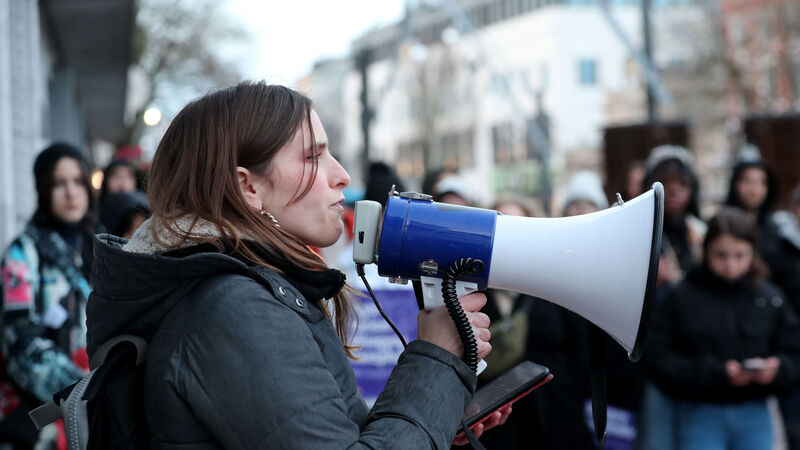 International Women's Day marked with rally in Cork city