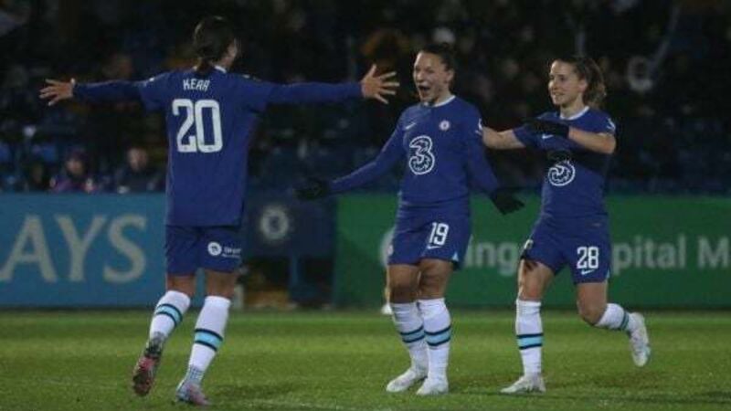 Chelsea close gap on WSL leaders Manchester United with win over Brighton Chelsea close gap on WSL leaders Manchester United with win over Brighton