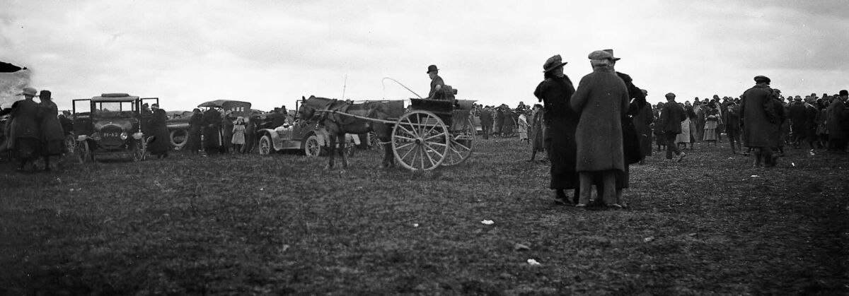 Johnson &amp; Perrott has announced its decision to donate its historical archive to the city with material dating back to 1861. Photo taken at a point to point race.