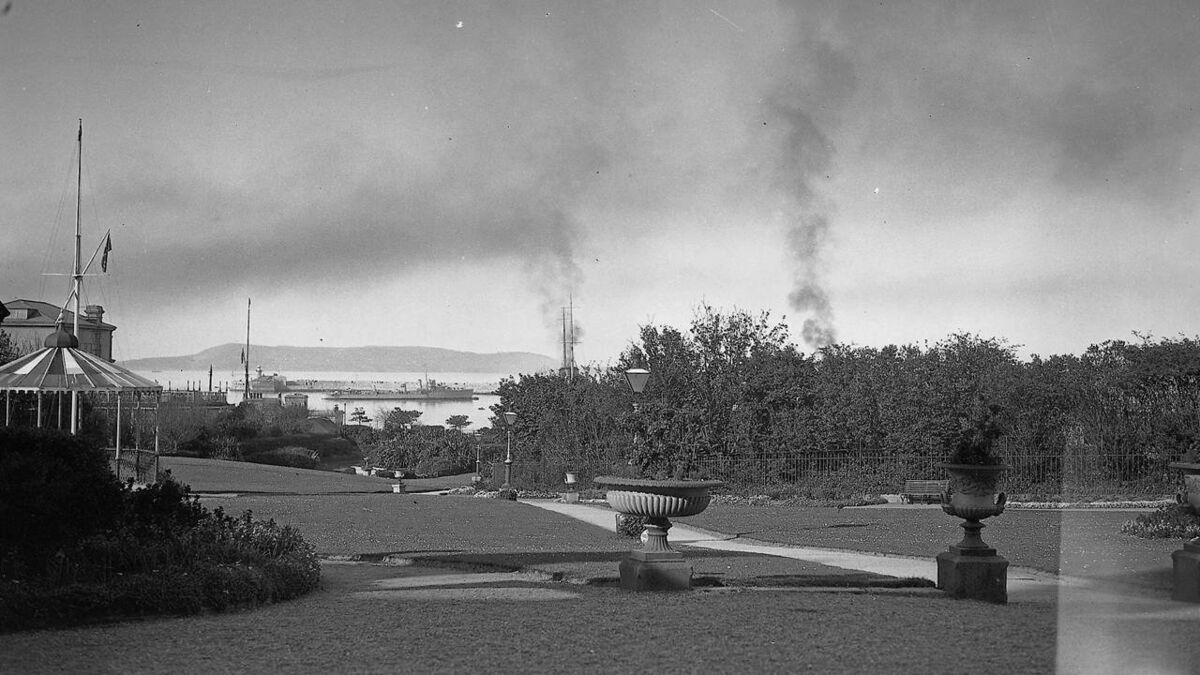 Johnson &amp; Perrott has announced its decision to donate its historical archive to the city with material dating back to 1861. Photo taken on May 1, 1921 at the Royal Marine Hotel in Dun Laoghaire. 