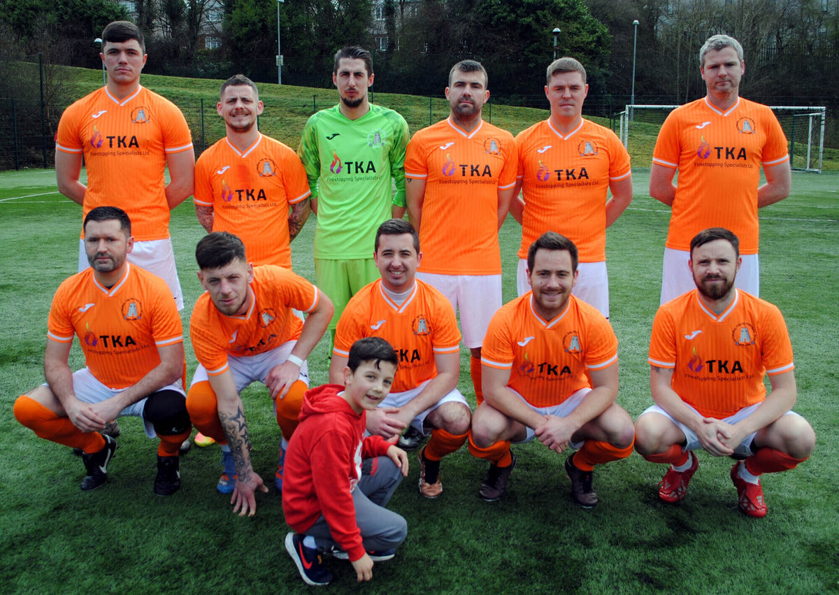 The Cathedral Celtic side that had a 3-0 victory over Blackpool Celtic in their League 1 clash at the Mayfield Community School.