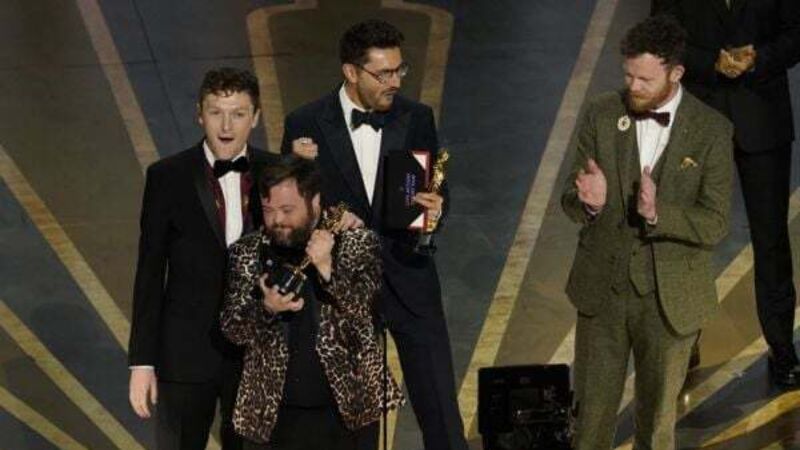 Oscars audience sings Happy Birthday to An Irish Goodbye star James Martin Oscars audience sings Happy Birthday to An Irish Goodbye star James Martin