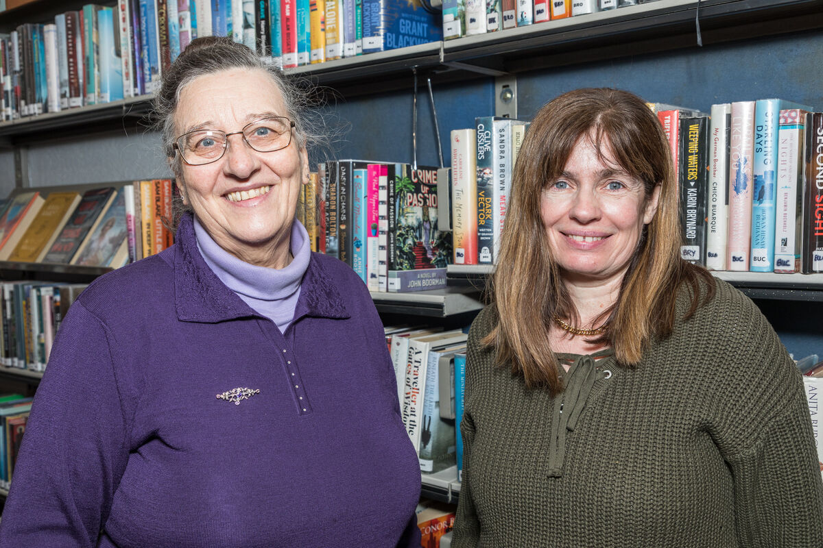 Poets Bernadette Knopek and Fiona Fitzpatrick from Charleville at the launch of Words 3. Picture David Creedon Poets Bernadette Knopek and Fiona Fitzpatrick from Charleville at the launch of Words 3. Picture David Creedon