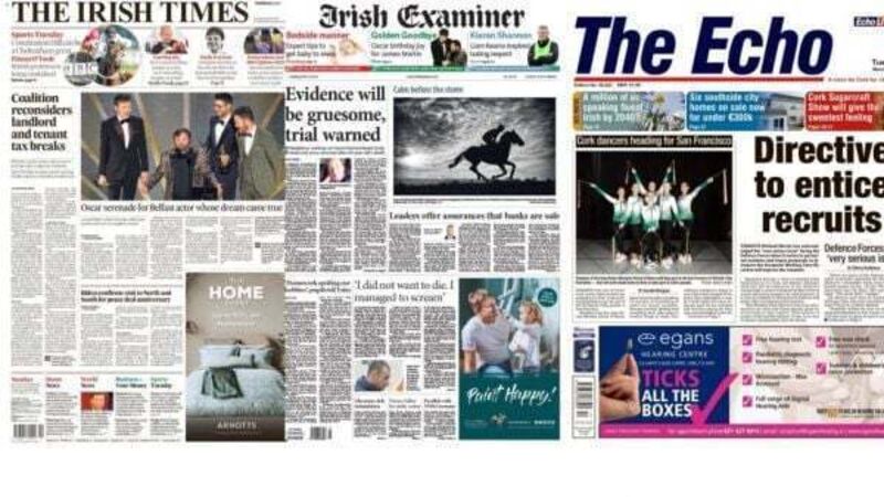 What the papers say: Tuesday's front pages