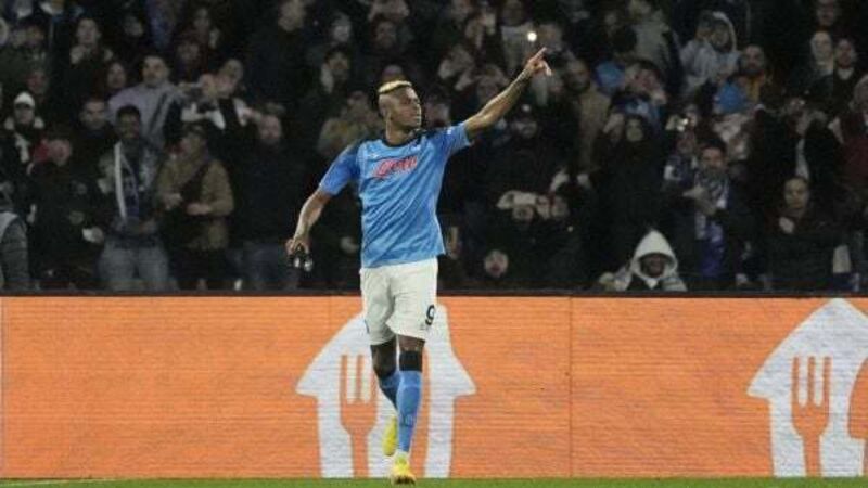 Osimhen brace eases impressive Napoli into Champions League last-eight