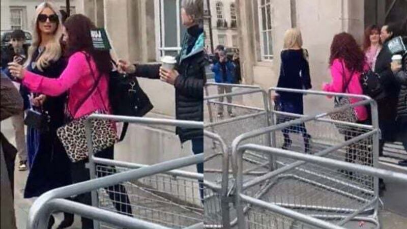 Paris Hilton hailed a ‘comrade’ after surprise appearance at BBC picket line