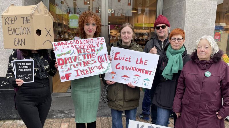 'I'm not secure where I live': Housing activists peacefully protest lifting of eviction ban