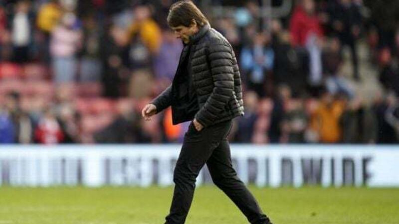Antonio Conte hits out at Tottenham players after draw at struggling Southampton