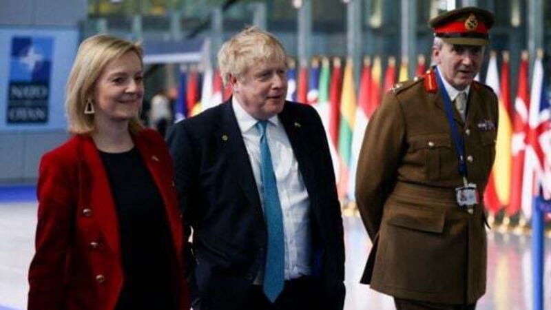 Johnson and Truss to vote against Windsor Framework Johnson and Truss to vote against Windsor Framework