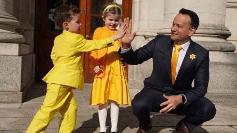 Flowers delivered to Taoiseach ahead of Daffodil Day Flowers delivered to Taoiseach ahead of Daffodil Day