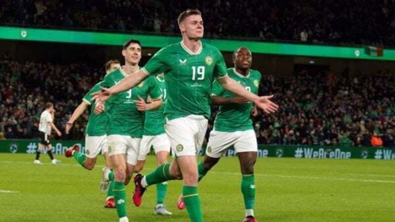 Evan Ferguson strikes on first international start as Ireland edge Latvia