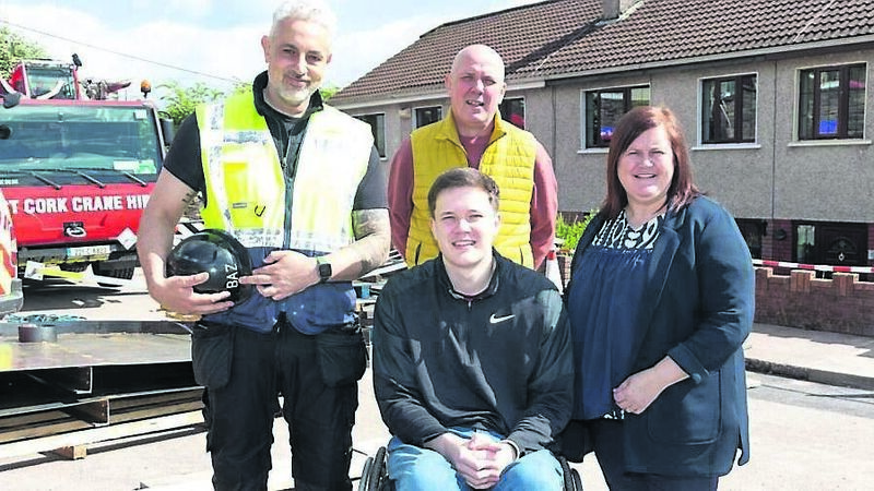 DIY SOS team scramble to build a home for young Corkman left paralysed DIY SOS team scramble to build a home for young Corkman left paralysed