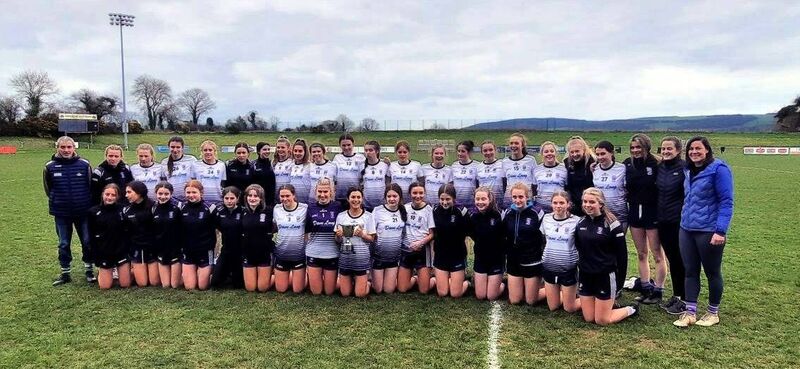 The Skibbereen Community School squad and mentors following their 2-11 to 1-8 victory over Coláiste Muire Ennis in the 2023 Lidl Munster LGFA PPS senior C Premier final in Mallow. The Skibbereen Community School squad and mentors following their 2-11 to 1-8 victory over Coláiste Muire Ennis in the 2023 Lidl Munster LGFA PPS senior C Premier final in Mallow.