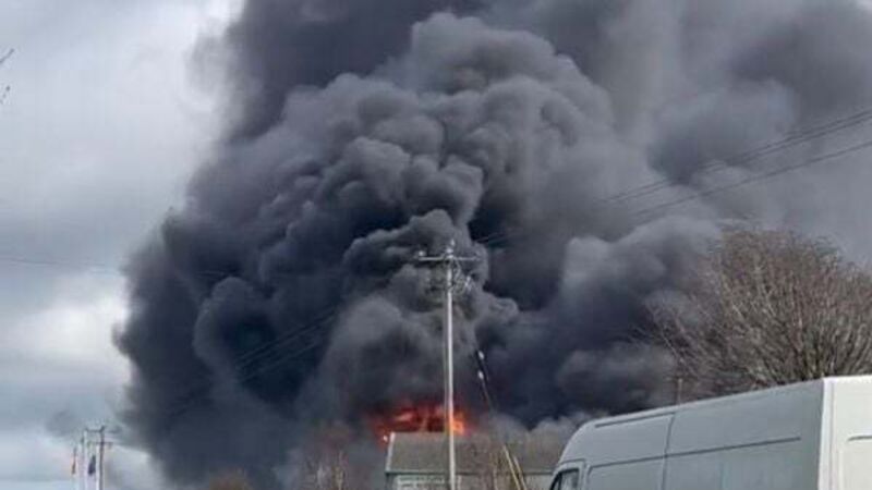 Major fire brought under control by firefighters from Wexford and Waterford