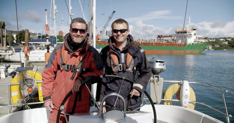 Sailing into Wellness trainers Colin Healy and James Lyons Sailing into Wellness trainers Colin Healy and James Lyons