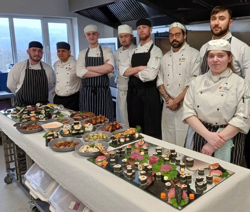The commis chef class at Cork College of Further Education Westside Hospitality Centre. The commis chef class at Cork College of Further Education Westside Hospitality Centre.