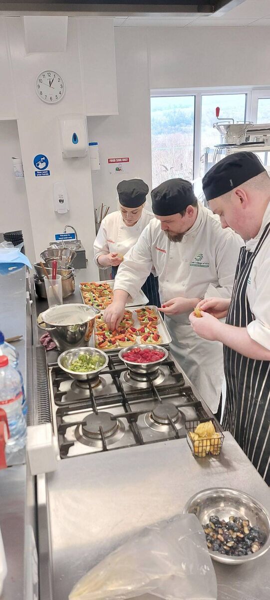 Commis Chef Apprentices at the Westside Centre, Model Farm Road, Cork. Picture: Jim Coughlan. 