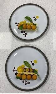 Some of the dishes created at the Some of the dishes created at the