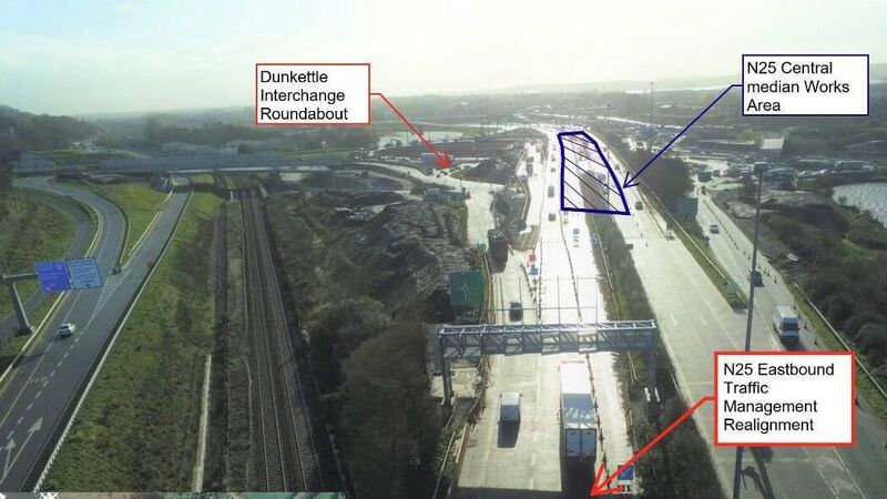 Motorists advised to be aware of lane changes near Cork's Dunkettle Interchange
