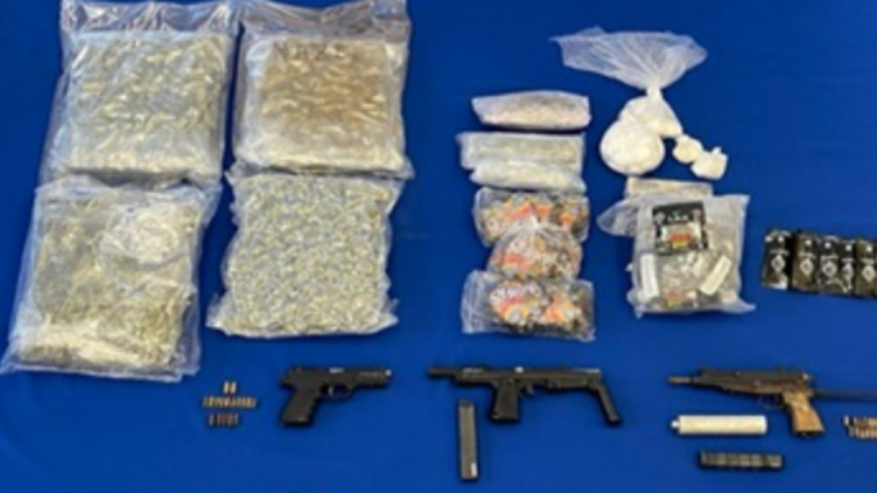 Firearms, ammunition and drugs seized in Dublin