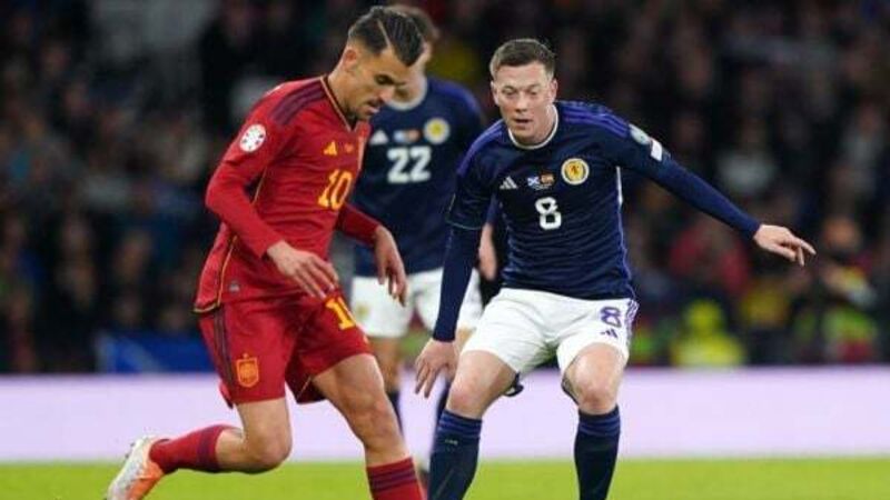 Win over ‘big nation’ had been coming, says Scotland’s Callum McGregor