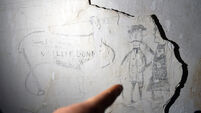 Civil War era drawings discovered at Cork jail set to be preserved