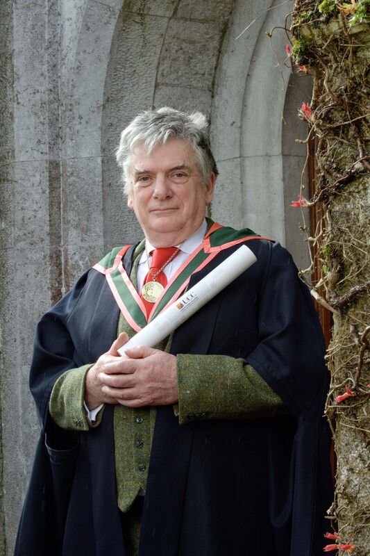Musician and composer Peadar Ó Riada has received an honorary Masters in Music degree at a UCC graduation ceremony this week in honour of his contribution to Ireland’s cultural landscape over the past 50 years. Pic: Daragh Mc Sweeney/Provision