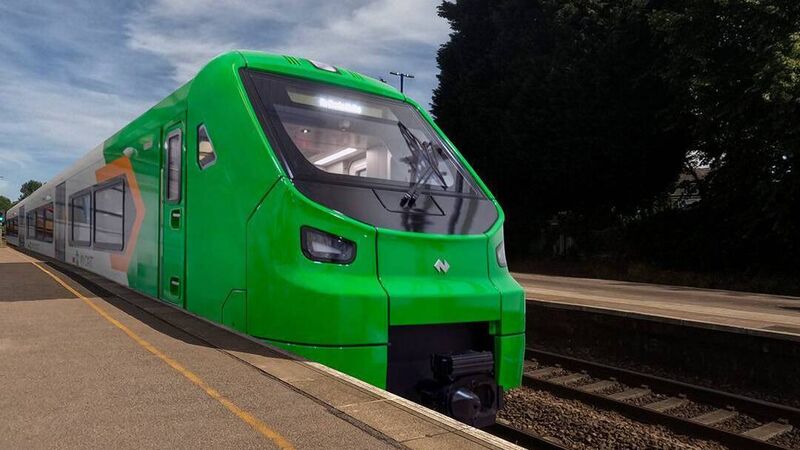 Prototype of electric train to be used in Cork is unveiled