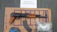 Gardaí seize AK-47 and cannabis worth €12,000 in Finglas