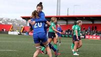 Women's Six Nations: France run in nine tries to thrash Ireland despite early red card