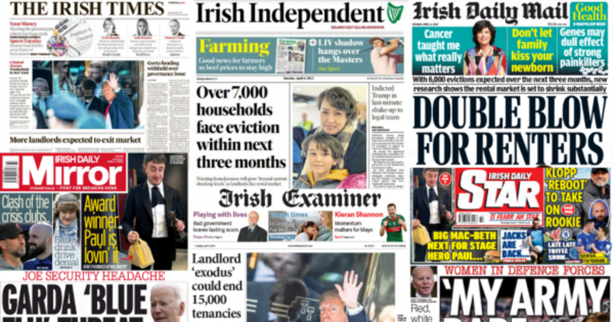What the papers say: Tuesday's front pages - Vimarsana News
