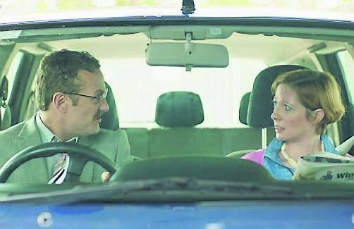 Orla with PJ Gallagher in The Young Offenders. Orla with PJ Gallagher in The Young Offenders.