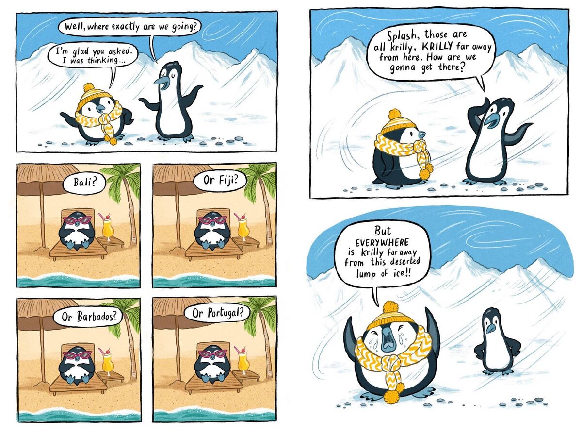 An illustration from Sheena Dempsey's Pablo and Splash.