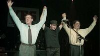 Sons of John Hume and David Trimble speak of fathers’ sacrifices for peace deal