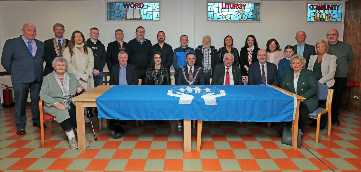 Pictured is the Deputy Lord Mayor Cllr Damian Boylan with Gurranabraher Credit Union Board members, Kieran O'Donovan, Kevin McCoy, Johnanna Forde, Pat Carroll, Jim Daly, Michael O'Connell, Finbarr Kiely, Brian Neville, CEO Gurranabraher Credit Union and current credit union staff and friends, after the Gurranabraher Credit Union 60th Anniversary Mass and attending the special Board Meeting to recognize the founding of Gurranabraher Credit Union, on the 28th April 1963, in the basement of the Church of the Ascension, Cathedral Road, Cork. Pictured is the Deputy Lord Mayor Cllr Damian Boylan with Gurranabraher Credit Union Board members, Kieran O'Donovan, Kevin McCoy, Johnanna Forde, Pat Carroll, Jim Daly, Michael O'Connell, Finbarr Kiely, Brian Neville, CEO Gurranabraher Credit Union and current credit union staff and friends, after the Gurranabraher Credit Union 60th Anniversary Mass and attending the special Board Meeting to recognize the founding of Gurranabraher Credit Union, on the 28th April 1963, in the basement of the Church of the Ascension, Cathedral Road, Cork.