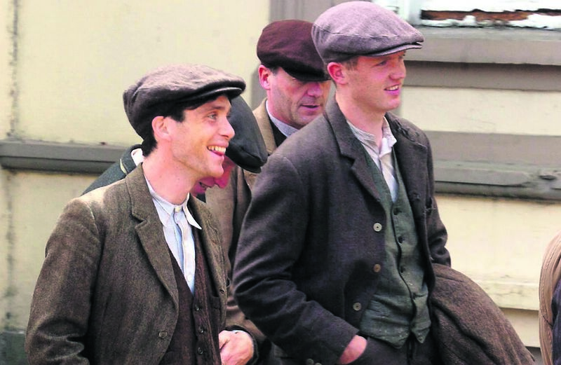 Cillian Murphy (left) in a scene from the film ‘The Wind that Shakes the Barley’; the film was shot in various locations around county Cork, including Ballyvourney, Timoleague, and Bandon. 	Picture: Eddie O’Hare
                    