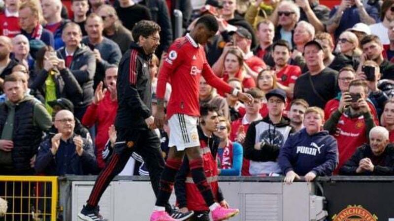 Erik ten Hag facing anxious wait after Marcus Rashford limps off against Everton Erik ten Hag facing anxious wait after Marcus Rashford limps off against Everton
