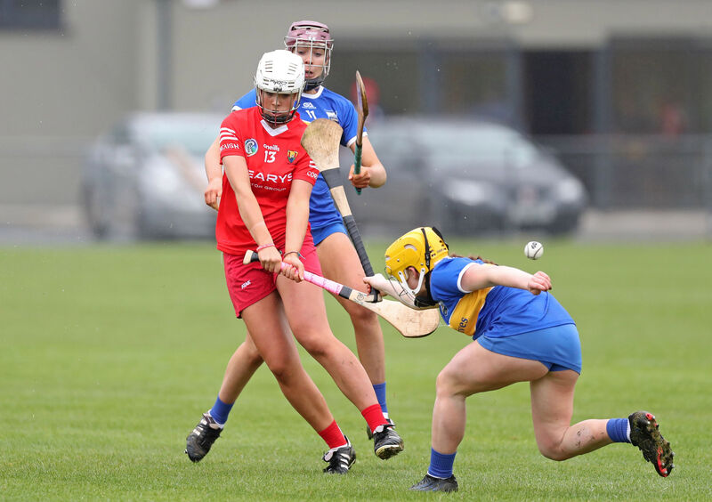  Kate Fennessy, Cork, Celine Guinan and Paula Quirke, Tipperary Picture: Jim Coughlan.