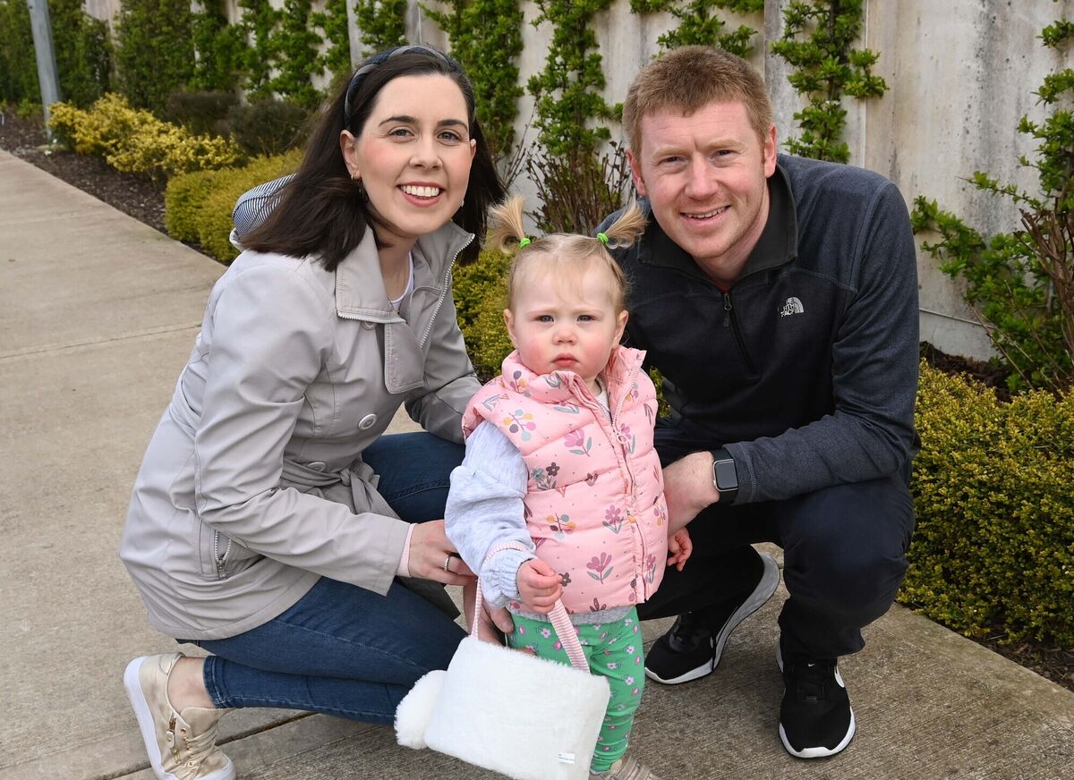 Marie, Éanna and Aoibhín at an Easter egg hunt at Heathfield, Ballincollig. Picture: Denis Minihane. Marie, Éanna and Aoibhín at an Easter egg hunt at Heathfield, Ballincollig. Picture: Denis Minihane.
