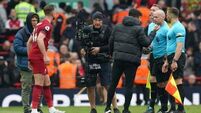 Andy Robertson branded ‘a big baby’ after clash with linesman at Anfield