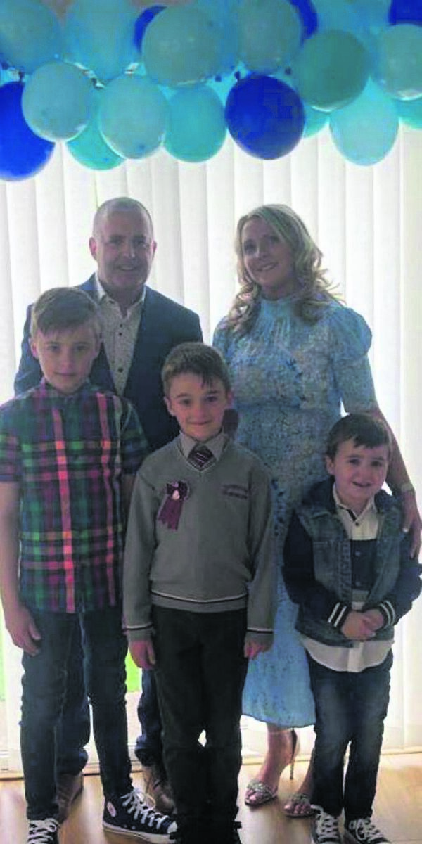 Noel and Coeurena Kelleher with their children Noah, Jack, and Dara Noel and Coeurena Kelleher with their children Noah, Jack, and Dara