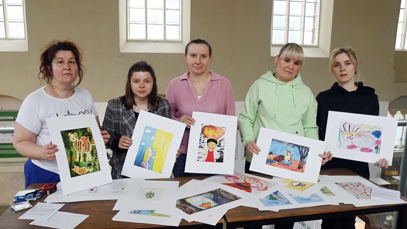 Exhibition of Ukrainian kids’ paintings to highlight the horrors of war Exhibition of Ukrainian kids’ paintings to highlight the horrors of war