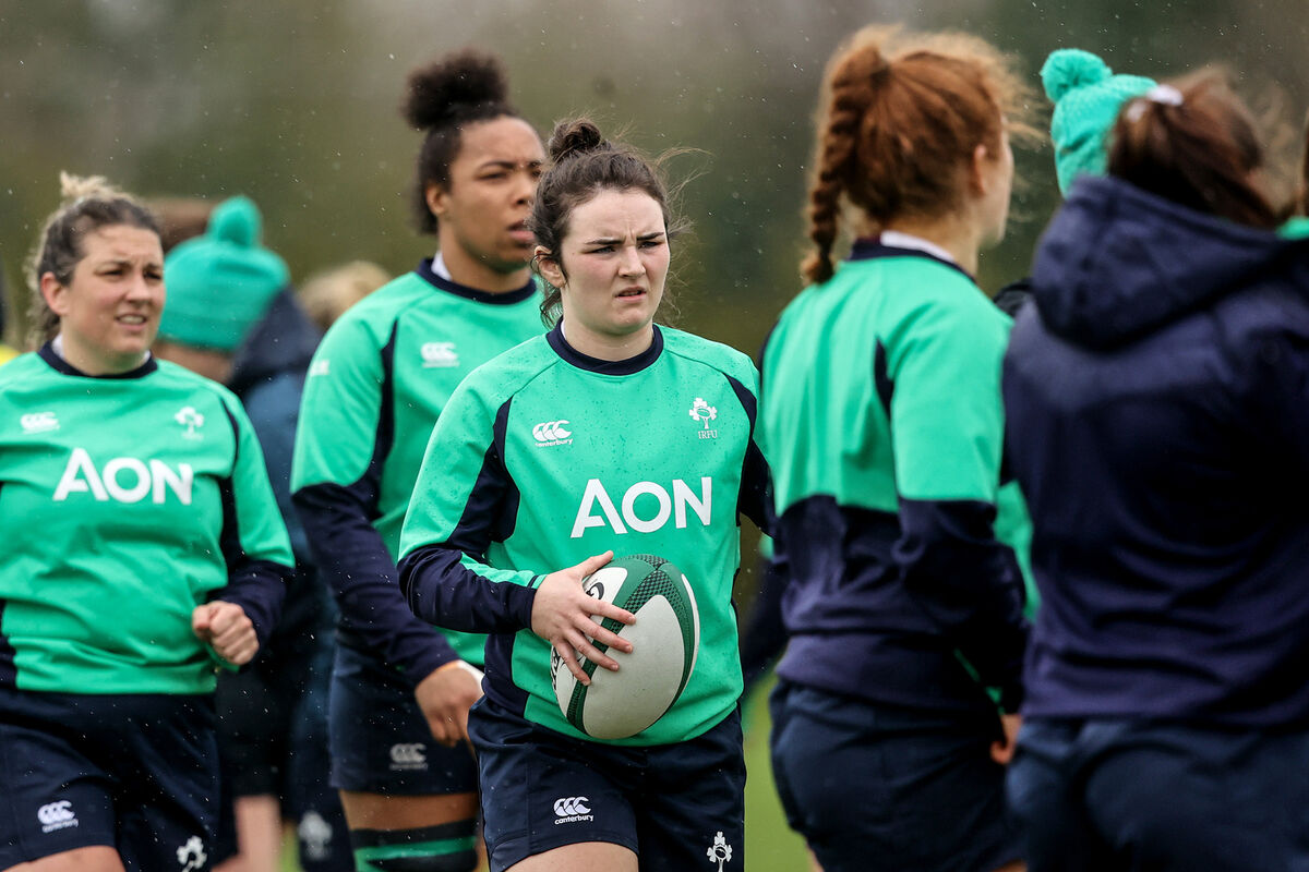 Deirbhile Nic A Bháird at Ireland training last month. Picture: INPHO/Ben Brady