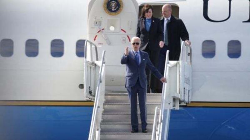 Biden in tears at emotional meeting in Knock with priest who gave last rites to his son Beau