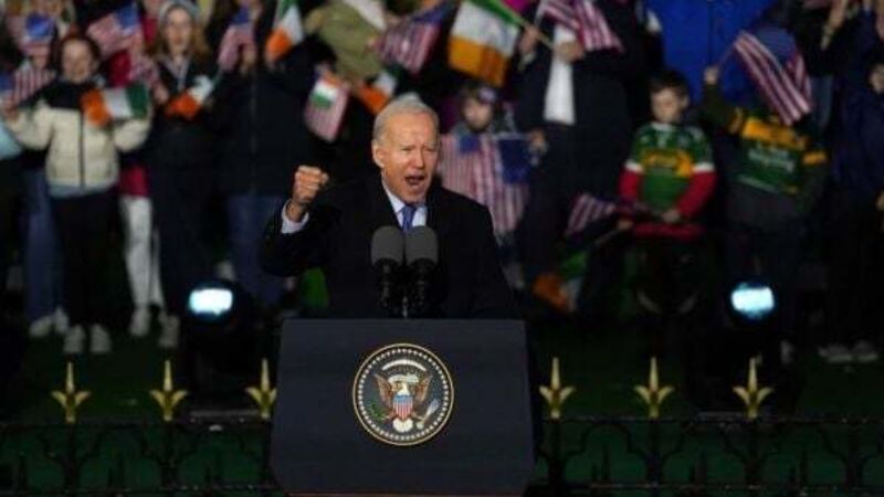 Biden ends emotional final day in Ireland with speech on ‘fierce’ ancestry pride