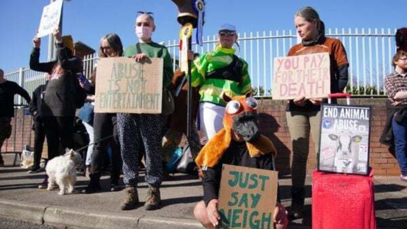 Three arrested ‘over potential co-ordinated disruption’ at Aintree Grand National