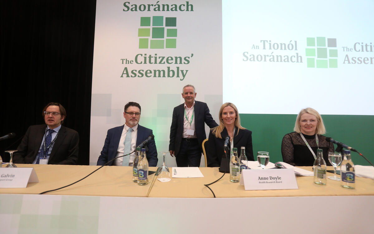 Paul Reid at the Citizen's Assembly in the Grand Hotel Malahide for its first session on drug use. Photo: Leah Farrell/RollingNews.ie Paul Reid at the Citizen's Assembly in the Grand Hotel Malahide for its first session on drug use. Photo: Leah Farrell/RollingNews.ie