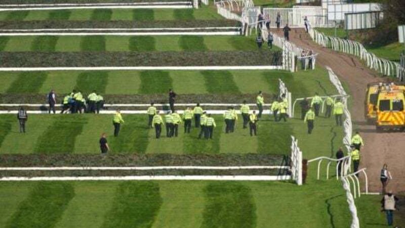 Nine protestors arrested after accessing Aintree track
