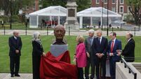 New bust of peace process mediator George Mitchell unveiled in Belfast
