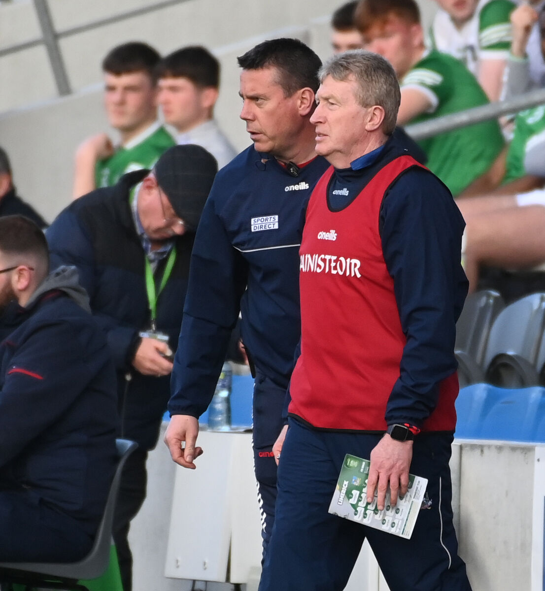 Cork manager Bobbie O'Dwyer and selector Ollie O'Sullivan. Picture: Eddie O'Hare